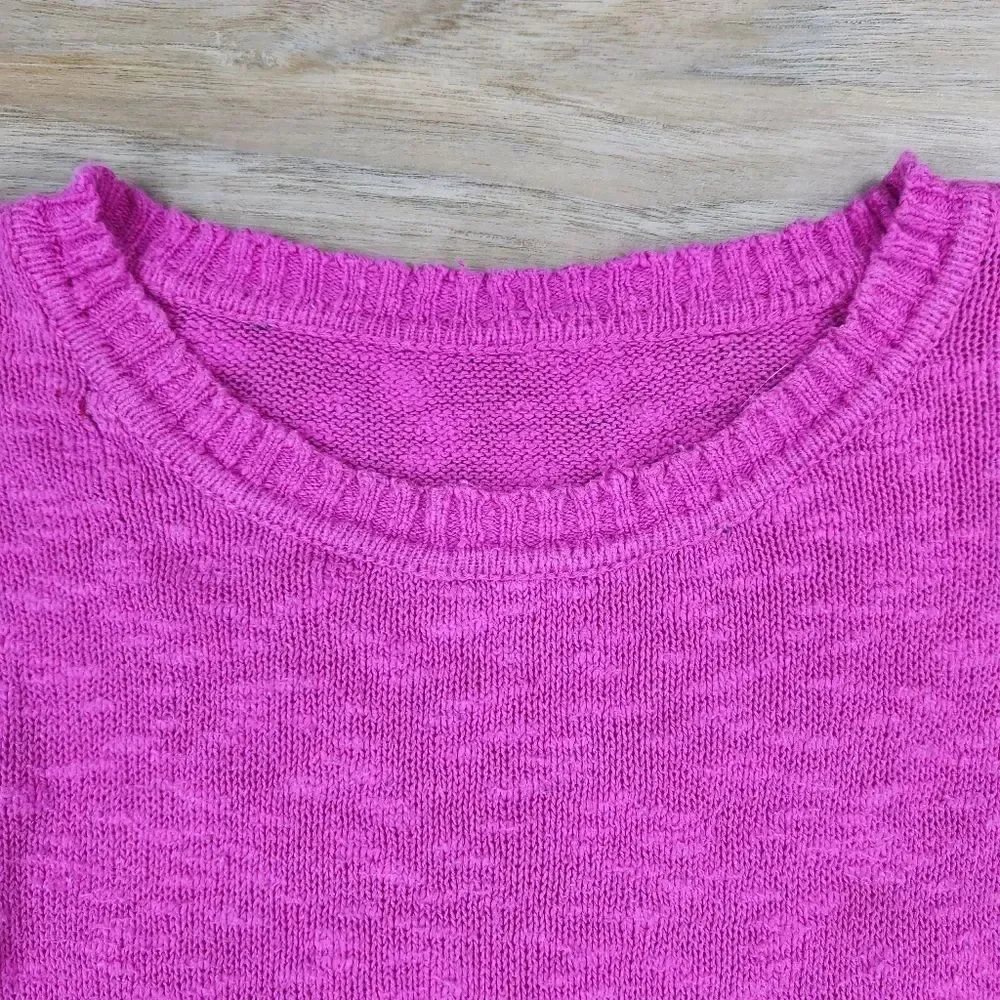 🔺️Pink Rhinestone Bunny Long Sleeve Sweater Youth Small